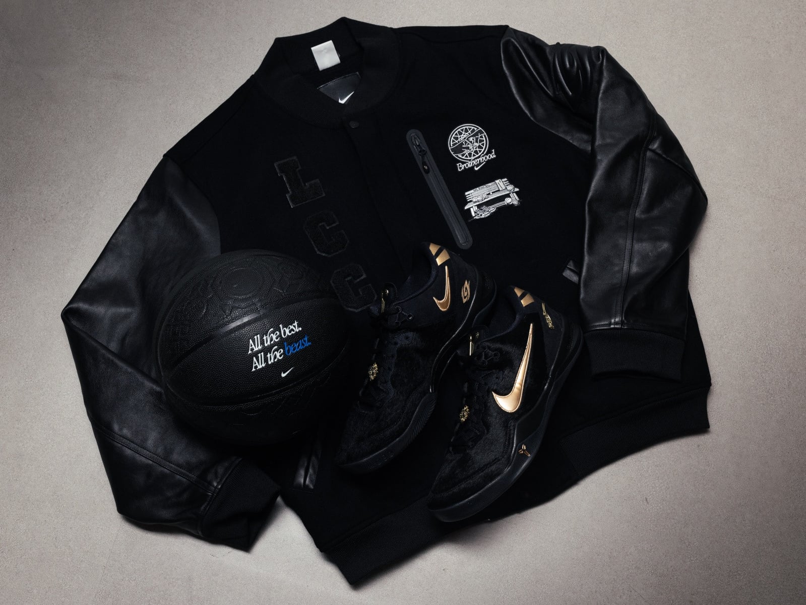 Nike 為林志傑打造「專屬退休禮盒」曝光！Kobe 8 黑金野獸戰靴、皮革外套致敬細節滿滿！