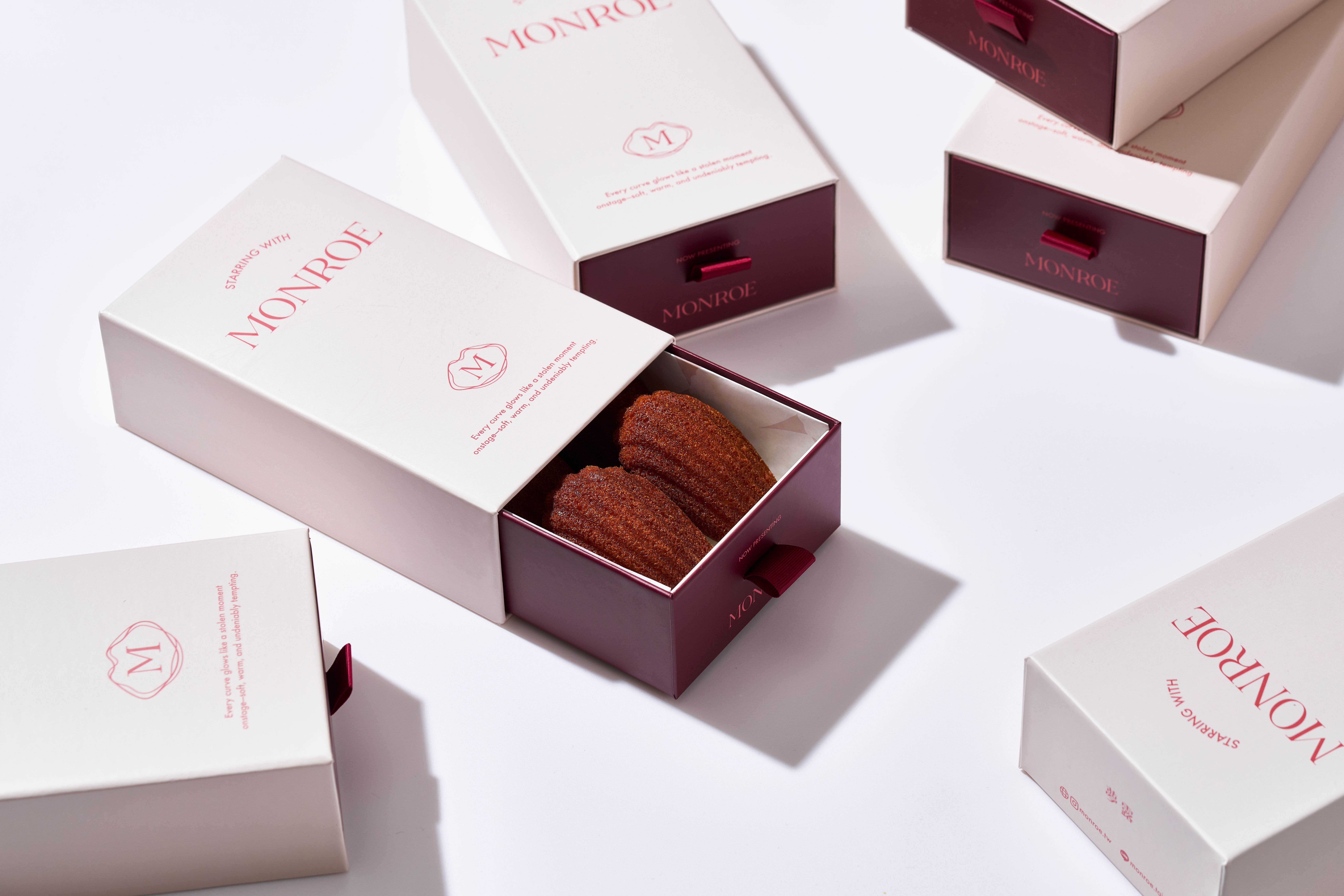 從配角甜點到主角光環爆發！「立秋 Li Chiu」人氣瑪德蓮華麗變身，「夢露 Monroe」禮盒品牌正式誕生！