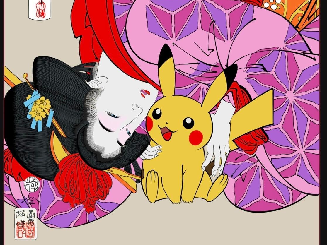 浮世繪寶可夢東京登場！200位市民、3萬朵花共創藝術盛典！