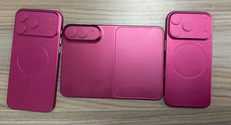 摺疊 iPhone 模型機照片曝光！7.8 吋護照式大螢幕、A20 Pro 晶片、起售價 2000 美元全面流出