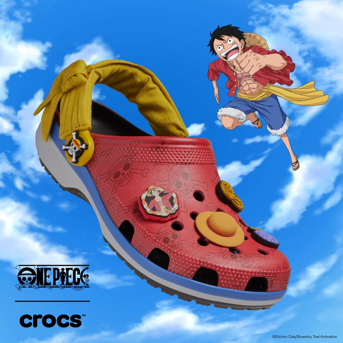 《航海王》x Crocs 全新聯名正式發表！魯夫、喬巴、千陽號 3 款造型洞洞鞋太欠收藏！