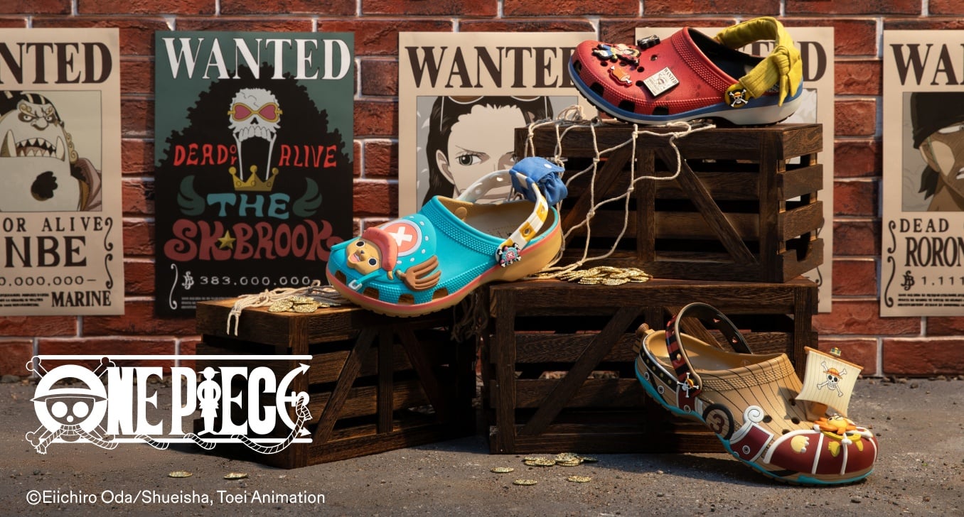 《航海王》x Crocs 全新聯名正式發表！魯夫、喬巴、千陽號 3 款造型洞洞鞋太欠收藏！