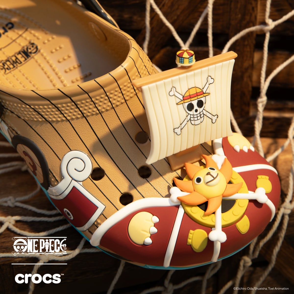 《航海王》x Crocs 全新聯名正式發表！魯夫、喬巴、千陽號 3 款造型洞洞鞋太欠收藏！
