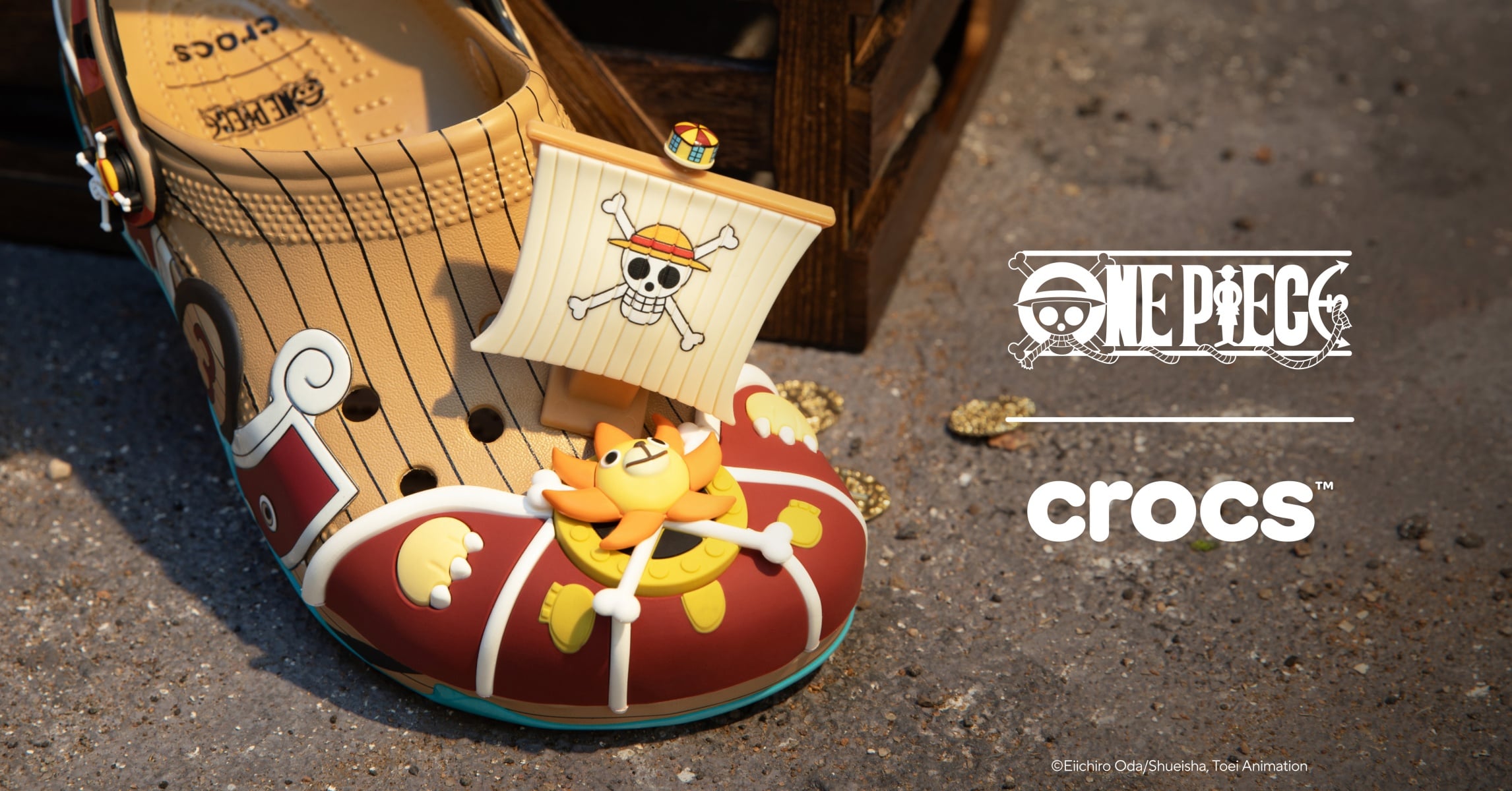 《航海王》x Crocs 全新聯名正式發表！魯夫、喬巴、千陽號 3 款造型洞洞鞋太欠收藏！