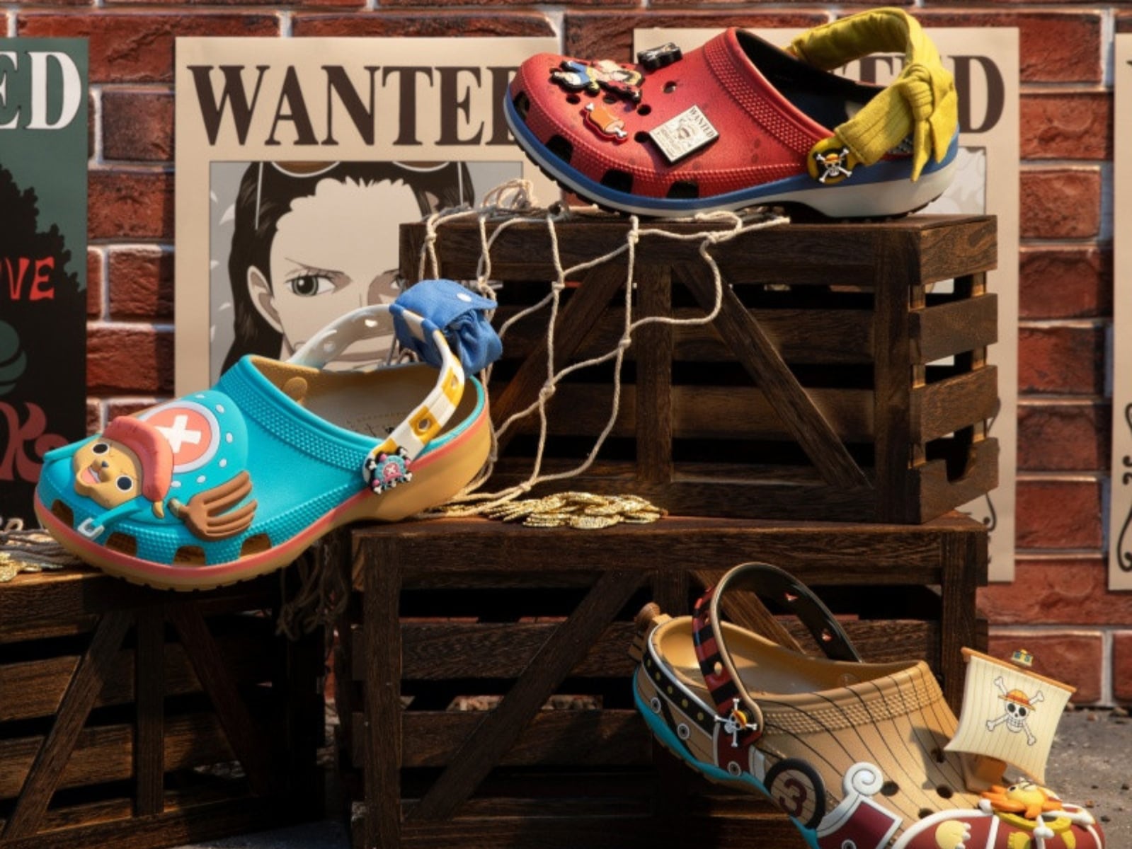 《航海王》x Crocs 全新聯名正式發表！魯夫、喬巴、千陽號 3 款造型洞洞鞋太欠收藏！