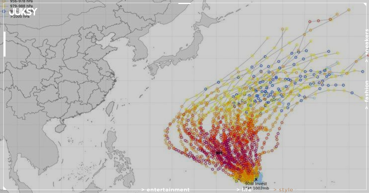 颱風辛樂克 Sinlaku 最快本週生成！今年首個超強颱風路徑曝光，台灣、香港恐受影響