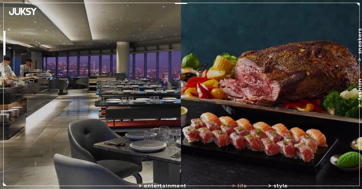 新北最高景觀 Buffet「50樓Café 自助餐」和牛吃到飽回歸!M9 和牛、極黑和牛無限續點 799 起!