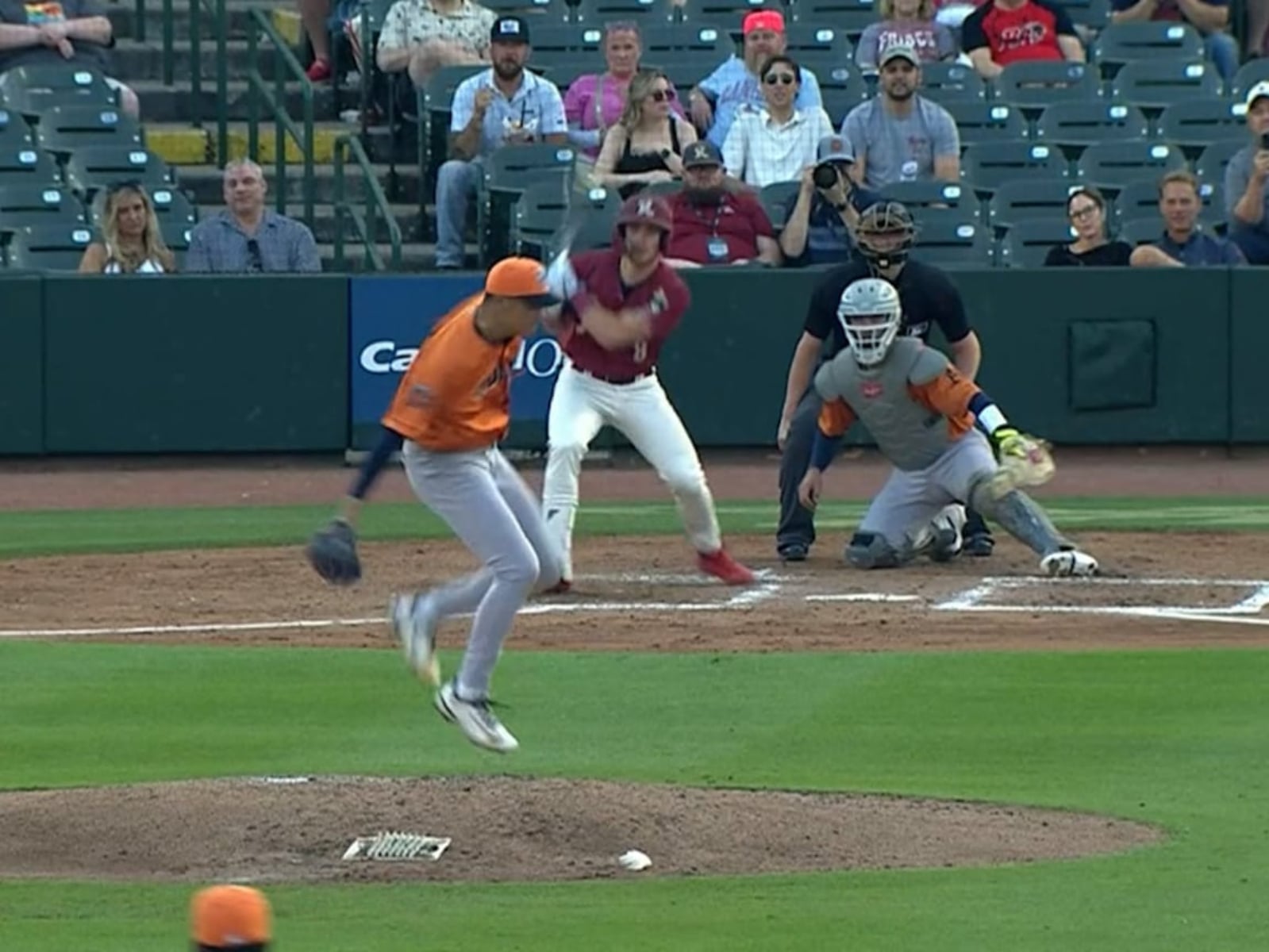 MiLB／林維恩超狂「背後接球神技」登上官網！本季第 2 度先發 3.2 局僅失 1 分！