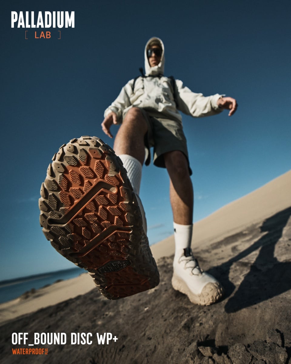 PALLADIUM [LAB] 實驗計畫啟動！機能新作 OFF_BOUND DISC WP+ 防水波浪鞋發表！