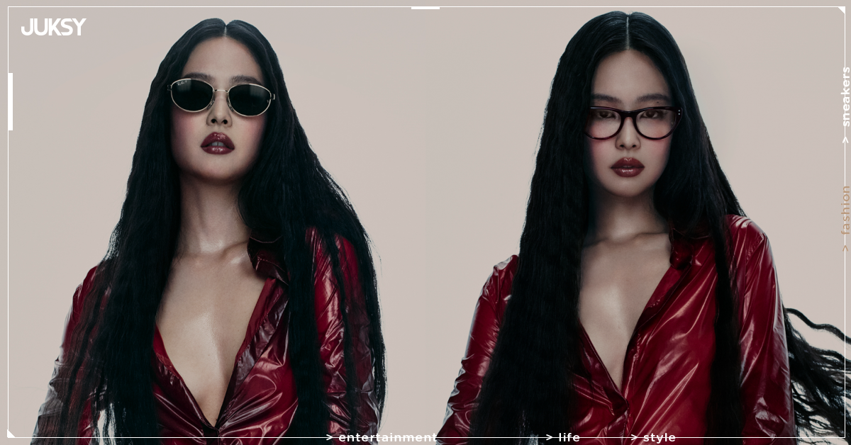 Jennie 正式成為 Ray-Ban 雷朋全球代言人!深紅極簡廣告大片曝光,Daddy-O 墨鏡成日常必備!