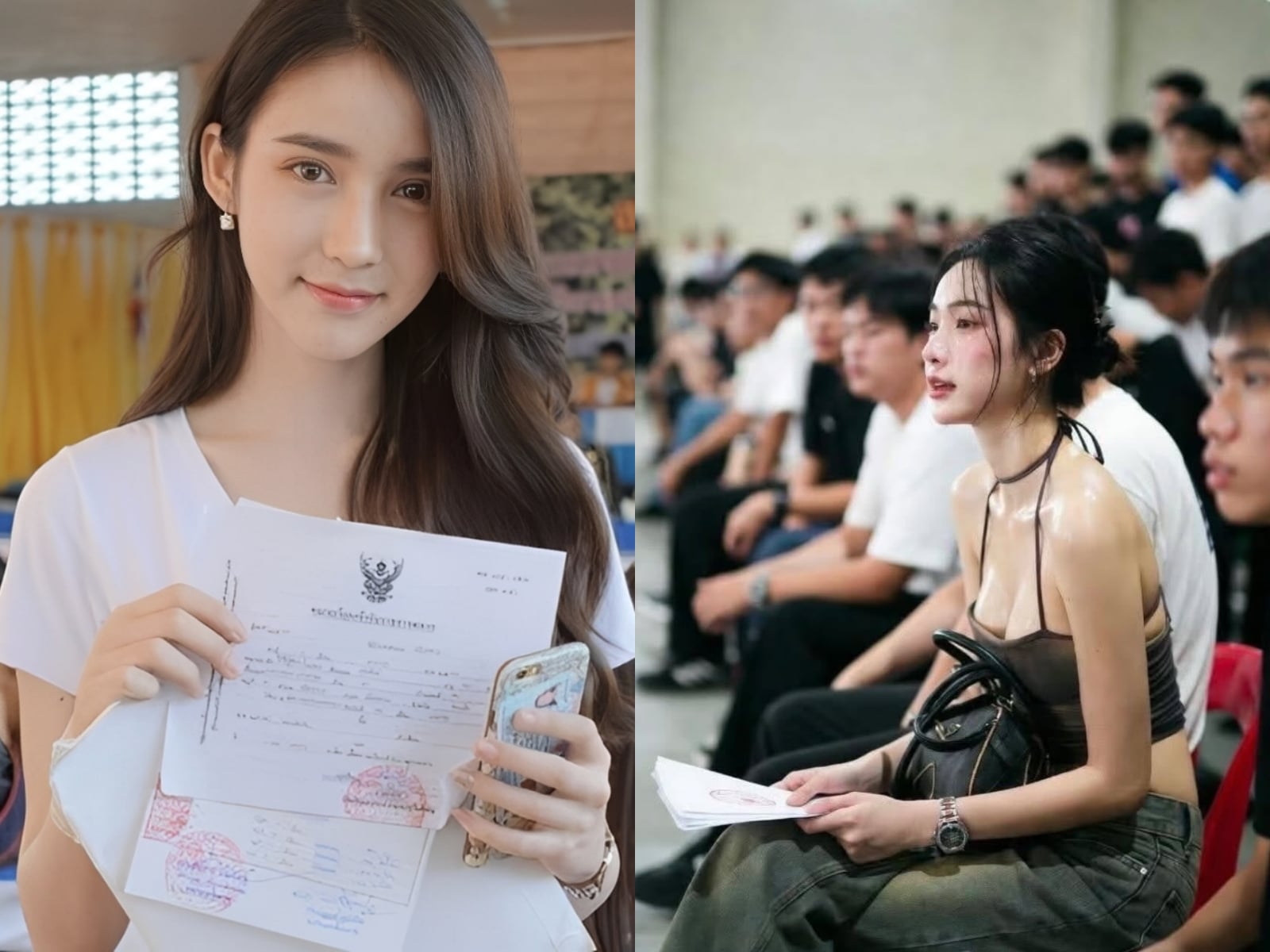 Threads 瘋傳泰國徵兵畫面！抽籤現場引網驚：「分不出男生！」