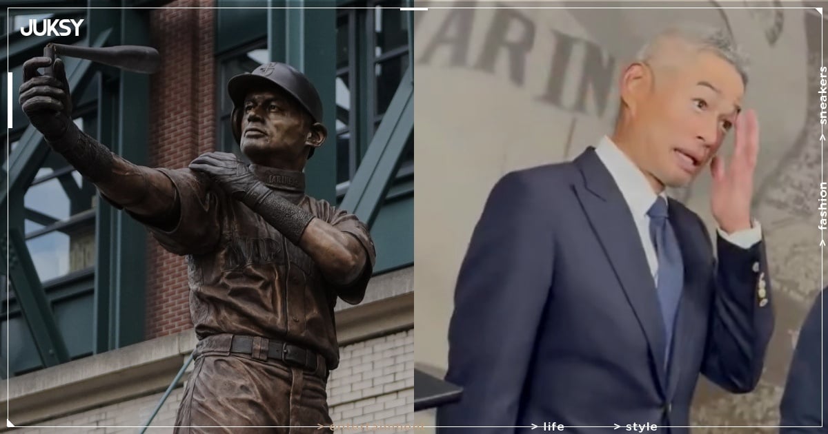 MLB／鈴木一朗銅像揭幕竟發生「斷棒」意外！本人幽默回應化解尷尬！