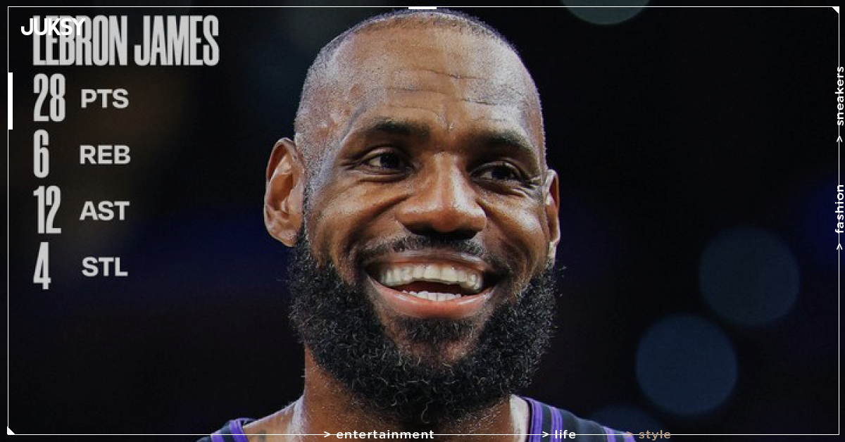NBA／詹皇 LeBron James 空中折疊爆扣＋No Look 背傳八村！28分12助攻近3場均高效雙十