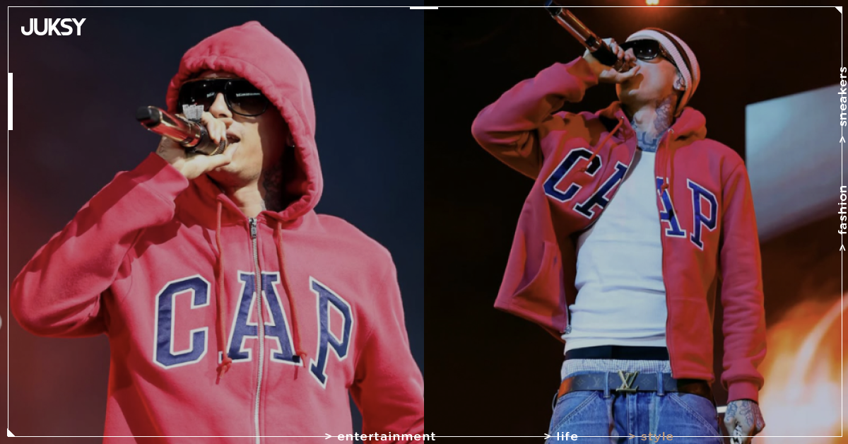 Central Cee 科切拉 Gap 客製戰袍曝光!CAP Logo、英國旗牛仔短褲引爆話題!