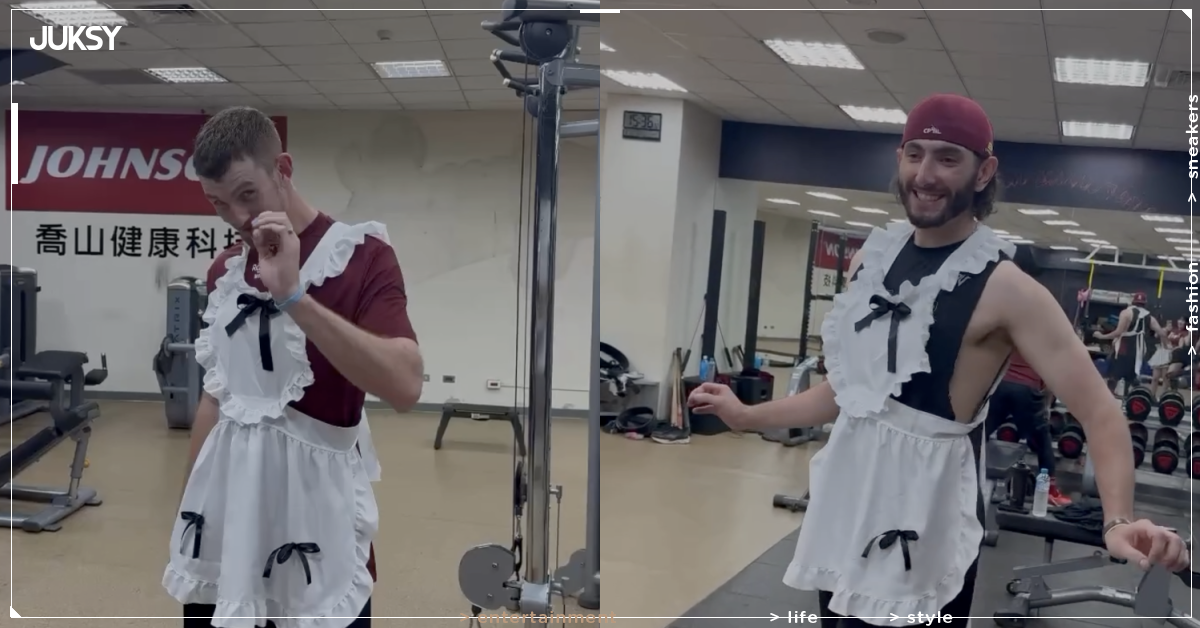 樂天桃猿女僕日超吸睛! 洋投魔爾曼、麥斯威尼賽前穿女僕裝曝光!