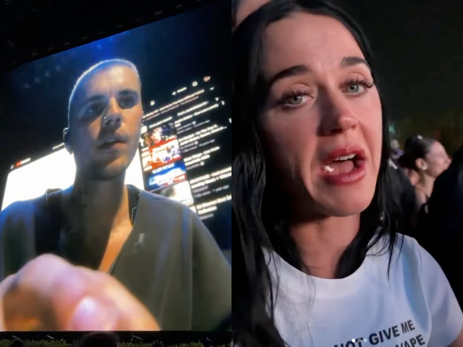 小賈斯汀 Coachella 科切拉 YT 網路卡住！凱蒂佩芮台下吐槽：「我不想看到廣告！」