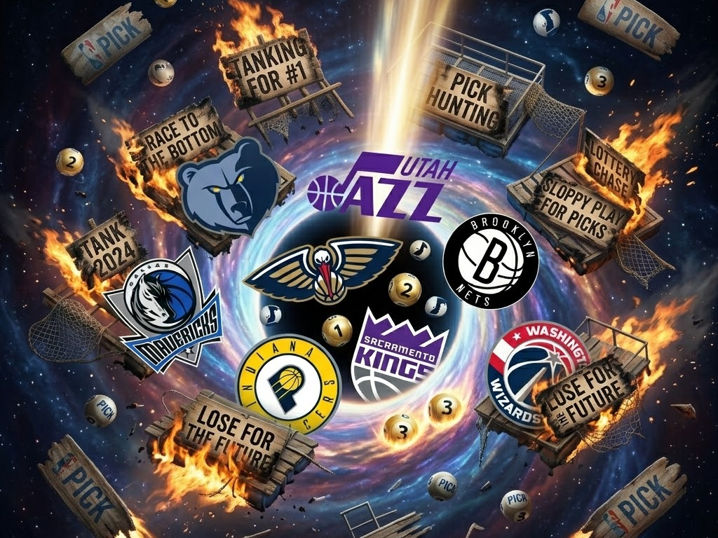 NBA／史上最狂坦克潮！8隊同季55敗創紀錄，鵜鶘沒籤還坦成這樣網笑爆：「憑實力入榜」！