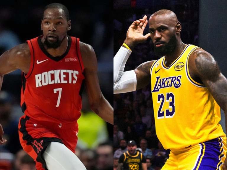 NBA／詹皇 LeBron James VS 死神 Kevin Durant 西區季後賽首輪對決！兩老合計78歲歷史性碰頭