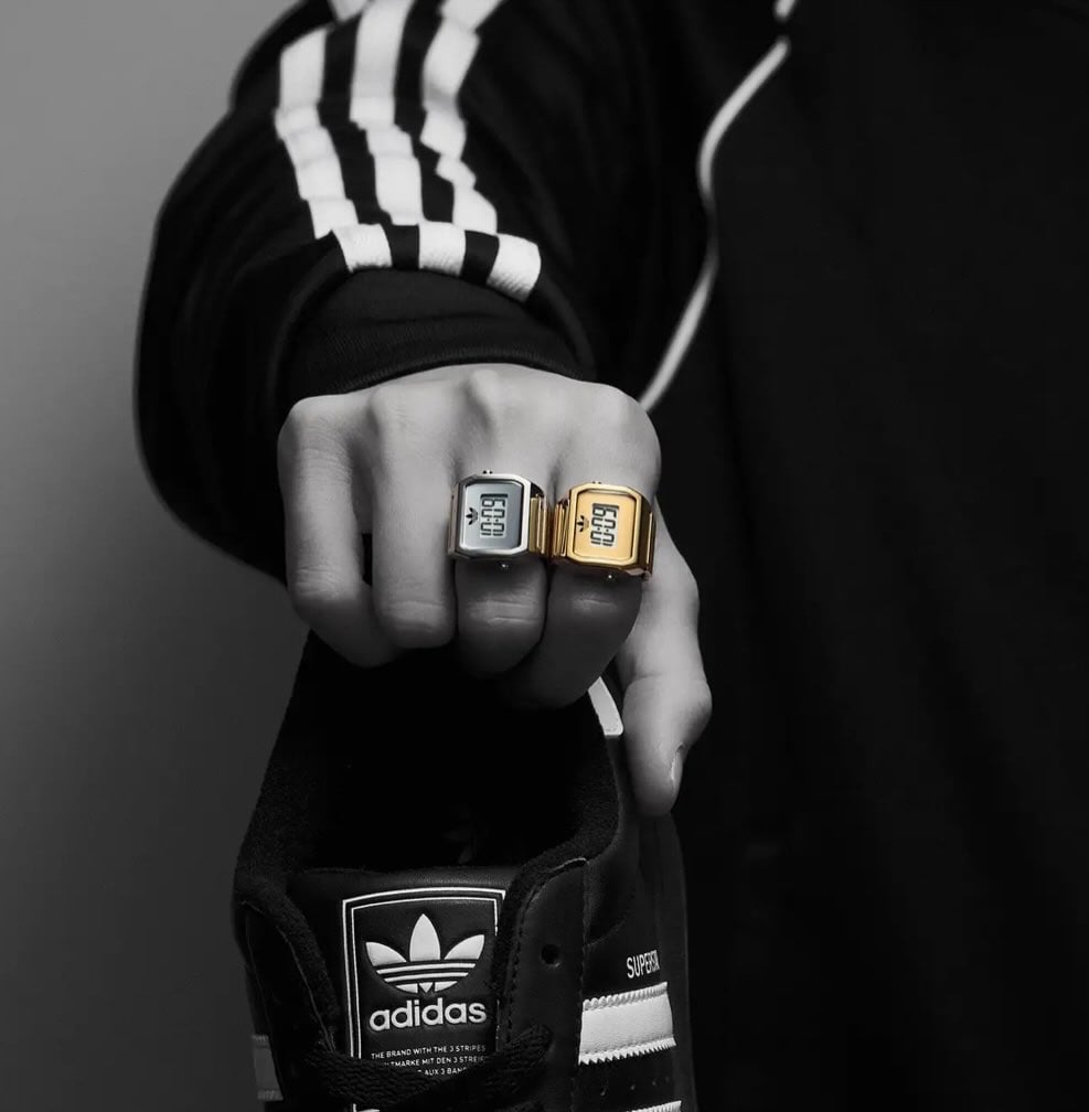 adidas Originals 推出「Digital Two Ring」戒指手錶,正式跨足指上配件市場!