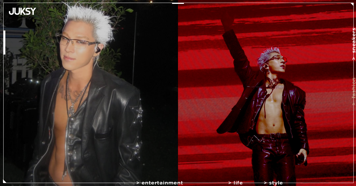 BIGBANG 太陽 Coachella「黃仁勳」造型爆紅！8 套穿搭盤點，從街頭嘻哈到成熟皮革的進化之路！