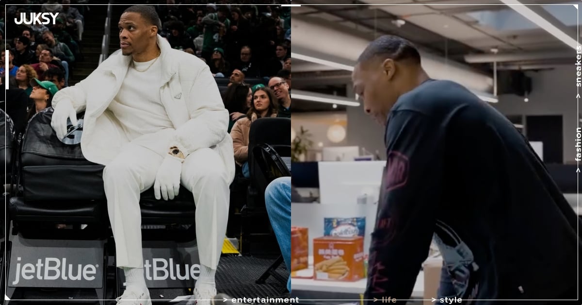 NBA 賽季正式收官！Russell Westbrook 現身國王隊辦公室驚見台灣零食「義美蛋捲」！