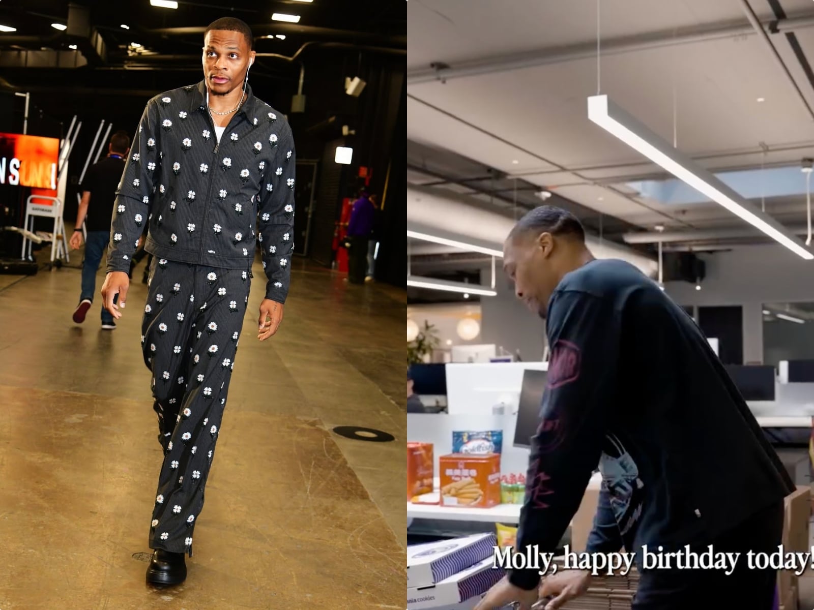 NBA 賽季正式收官！Russell Westbrook 現身國王隊辦公室驚見台灣零食「義美蛋捲」！