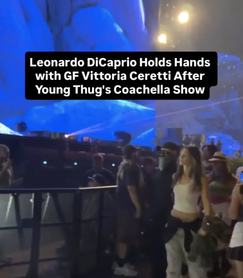 李奧納多 Leonardo DiCaprio 帶女友維多利亞切蕾蒂現身科切拉！遭網酸：「爺爺帶孫女出門？」