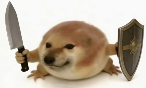「我的刀盾」到底是什麼？Vine 經典短影片變身迷因，柴犬拿刀盾圖像為何讓人看不懂卻瘋傳？