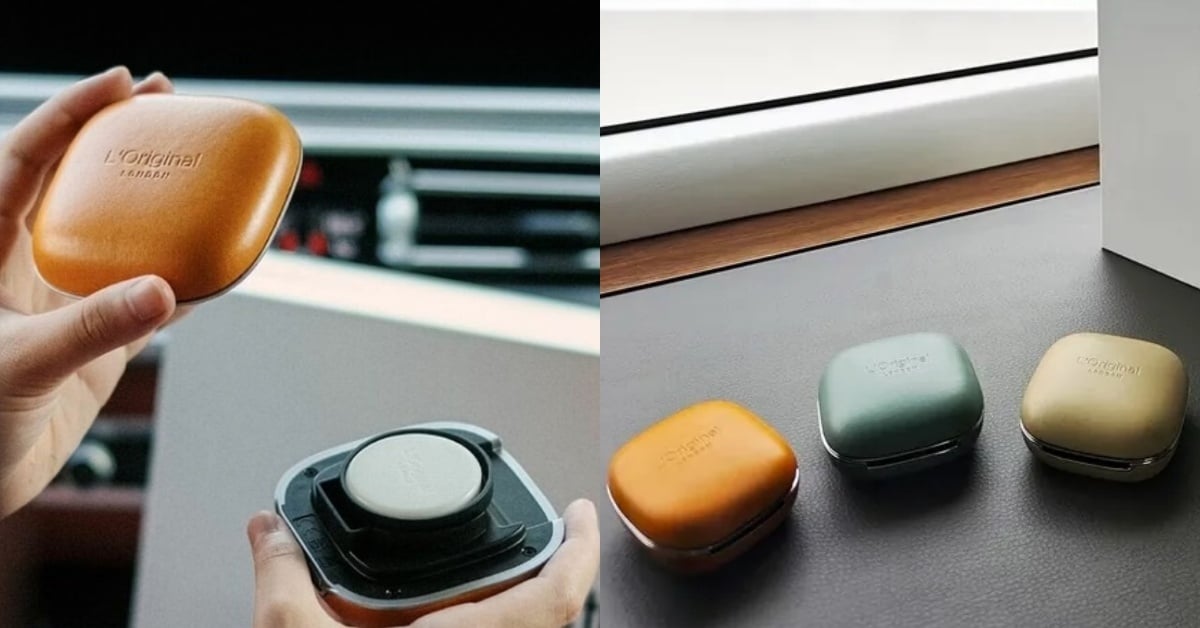 L'Original London－頂級牛皮車用香氛機禮盒