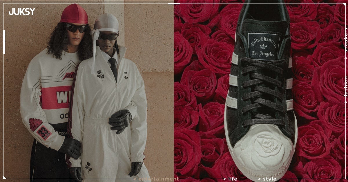 Willy Chavarria x adidas Originals 台灣發售公開!Superstar 貝殼頭變立體玫瑰太吸睛!