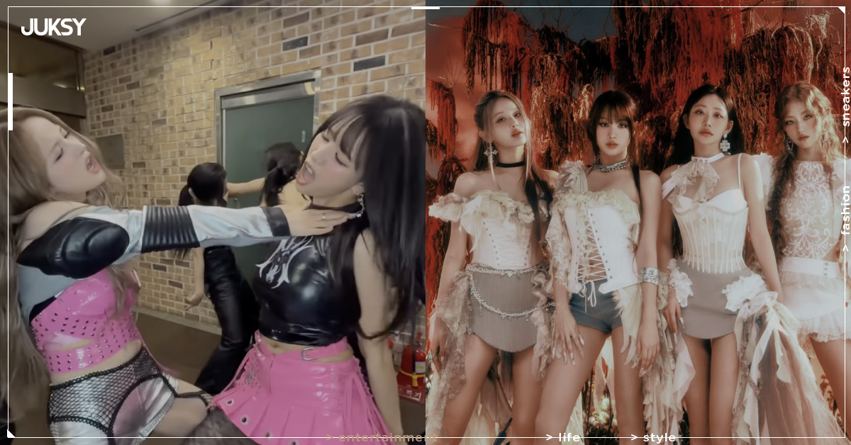 KISS OF LIFE 新歌〈Who is She〉挑戰「掐脖頂胯」遭韓網千則留言砲轟！直播回擊反讓怒火更旺！