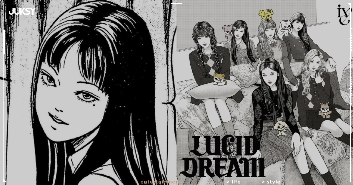 伊藤潤二操刀 IVE 專輯封面！網友狂讚：「員瑛神似富江本人！」