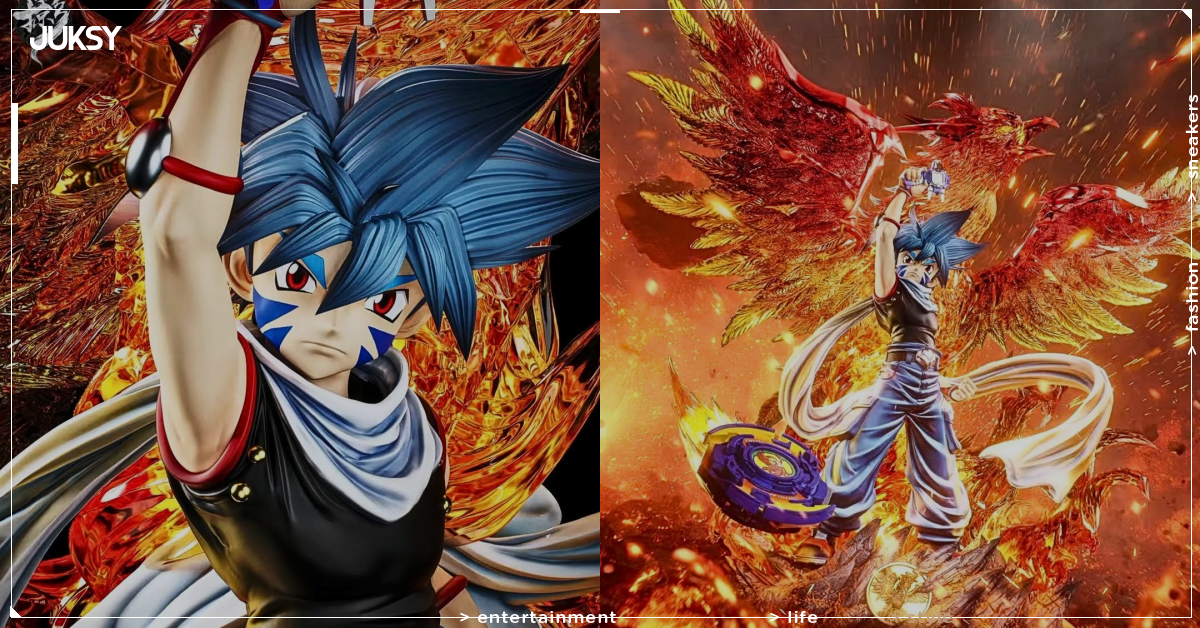 《戰鬥陀螺》火渡凱 GK 收藏雕像登場！烈焰飛鳳全開，「四聖獸共鳴」系列第二彈亮相