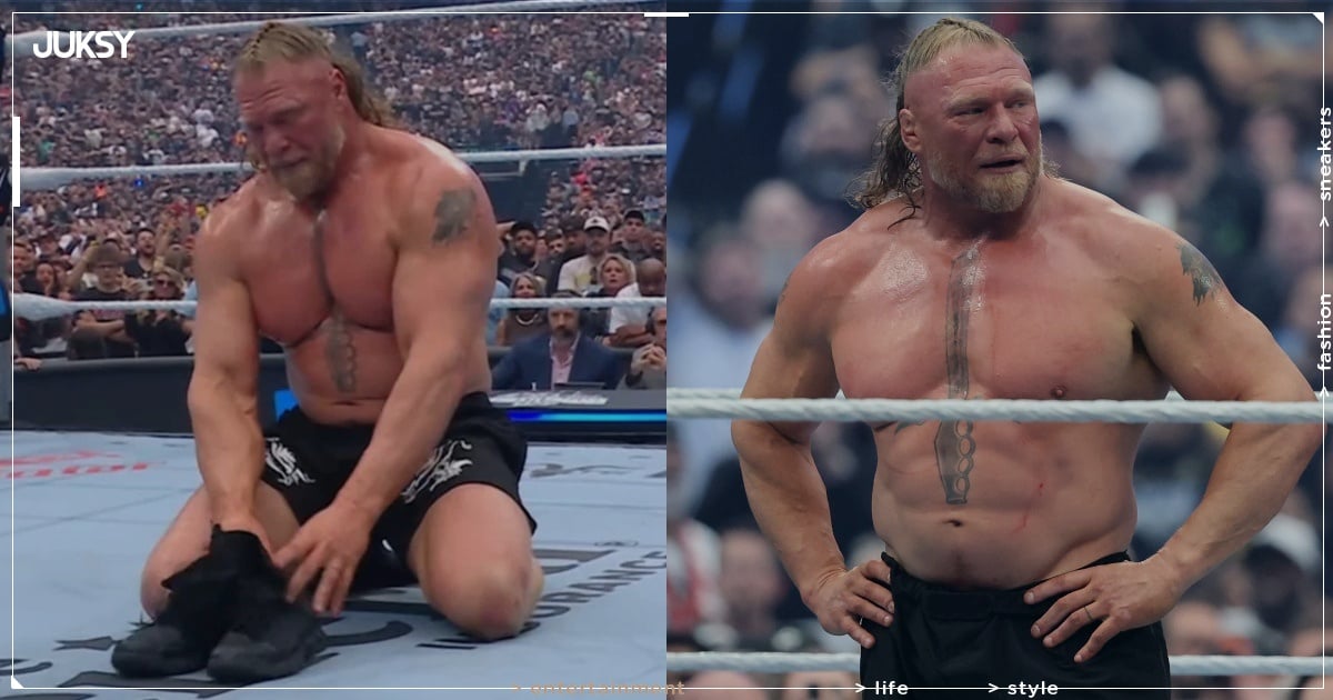 WWE／Brock Lesnar 要退休了？摔角狂熱 42 敗北「脫手套靴子」在擂台感性落淚！