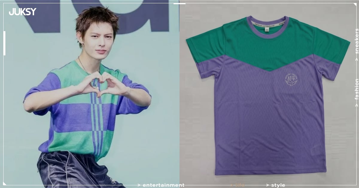 CORTIS 趙雨凡活動造型撞衫台灣和平高中運動服！網嗨翻：「我也有同款茄子裝！」