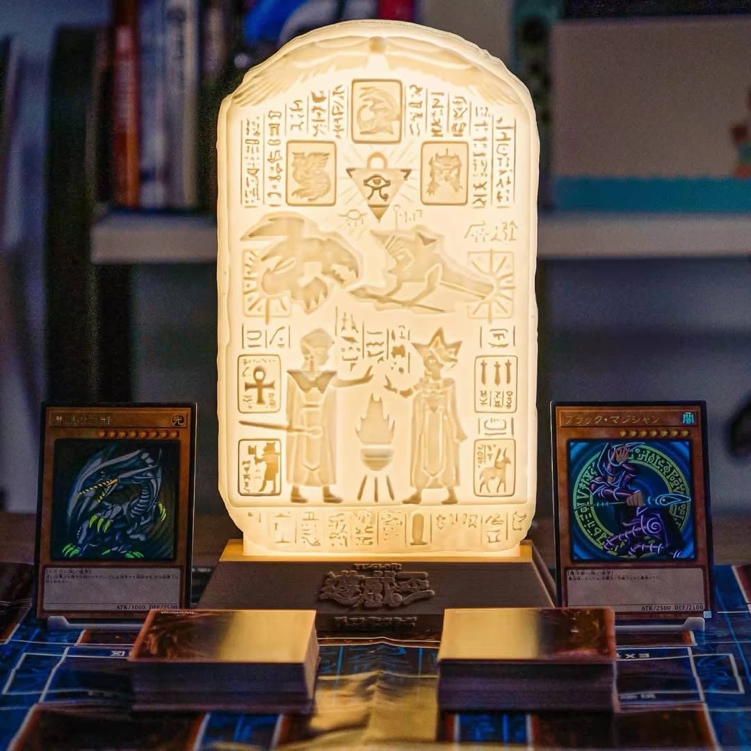 《遊戲王》法老王記憶石板夜燈限量登場！還原經典場景，決鬥者必收！