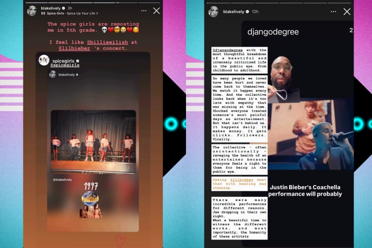 布蕾克萊芙莉 Blake Lively IG 聲援小賈斯汀！直言：「娛樂圈消費藝人傷痛文化！」