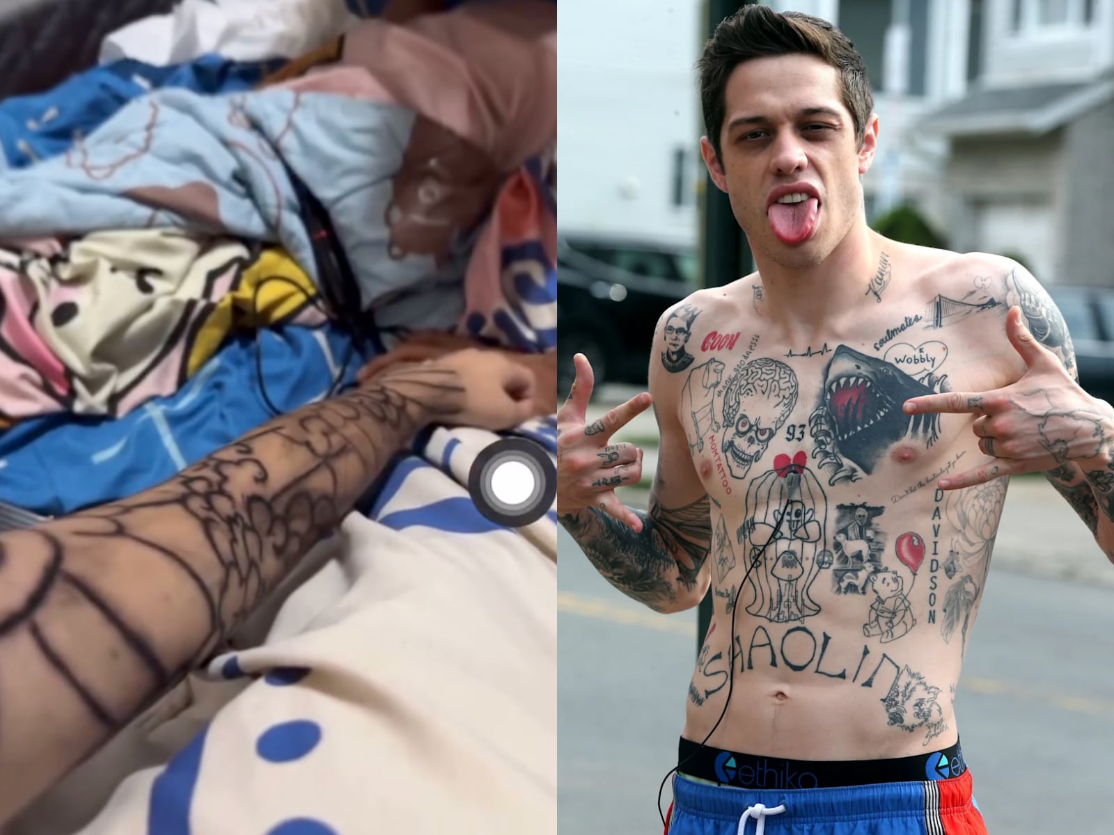 Threads 情侶練習刺青貼文再掀討論！皮特戴維森砸 20 萬美元除刺青成警示案例！