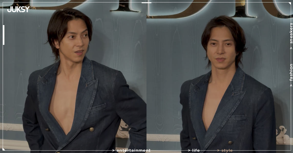 山下智久來台!深V西裝現身 Dior 限定店,更透露要開唱會好消息!