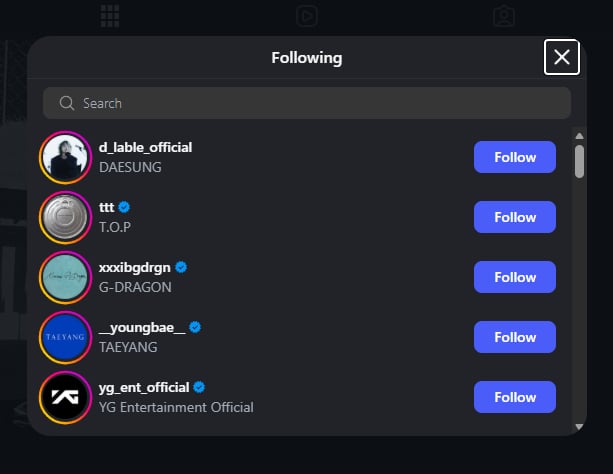 BIGBANG 官方 IG 開了！T.O.P 現身追蹤名單粉絲哭爆：「合體了！」