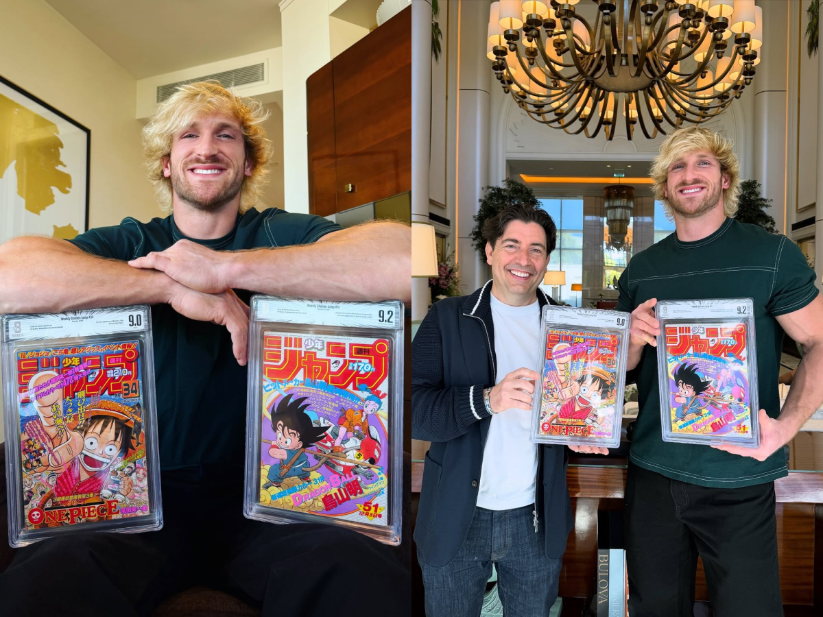 Logan Paul 狂砸百萬美元收藏《七龍珠》、《航海王》首話！9.2 滿分漫畫全球唯一冊⋯這次又要賺翻？