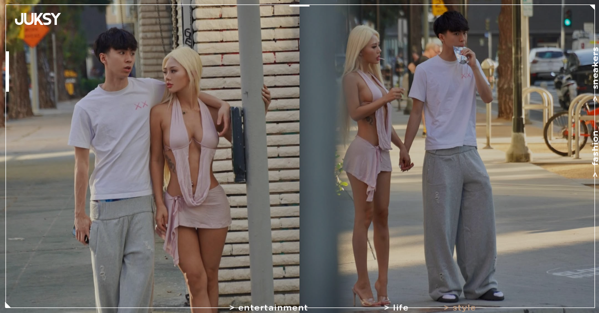 「台灣最強外交官」Ray 與女友 Angi 街頭放閃被拍？新銳品牌狗仔照引發討論度，穿搭對比超自然！