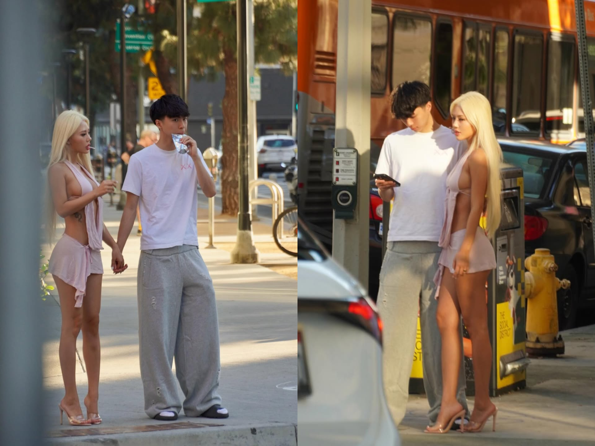 「台灣最強外交官」Ray 與女友 Angi 街頭放閃被拍？新銳品牌狗仔照引發討論度，穿搭對比超自然！