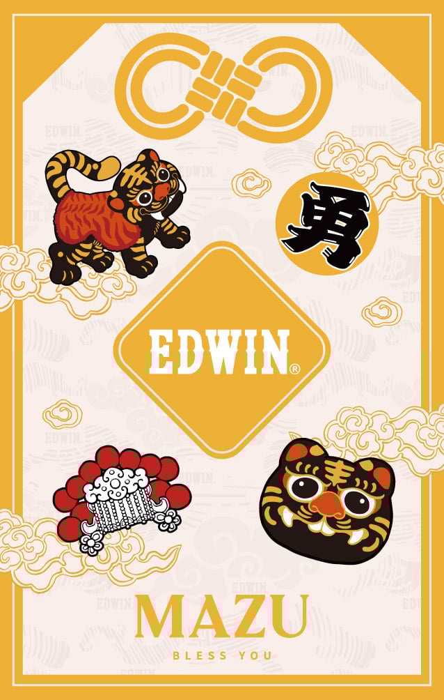 EDWIN × 白沙屯媽祖聯名第二波來襲！虎爺童裝首度曝光、限定應援物資狂送⋯快看開賣時間！