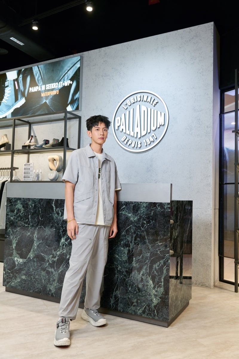PALLADIUM [LAB] 啟動機能潮流新篇章！柯震東搶穿 OFF_BOUND DISC波浪鞋現身！