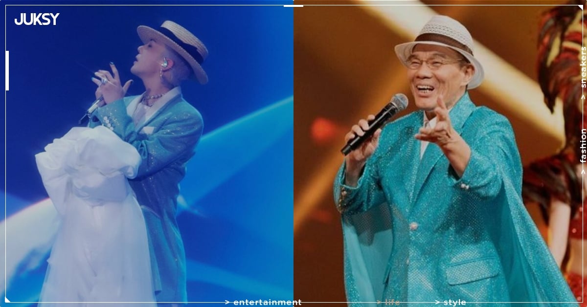 GD 權志龍演唱會造型與陳雷高度相似引熱議！網友：「連帽子都一樣！」