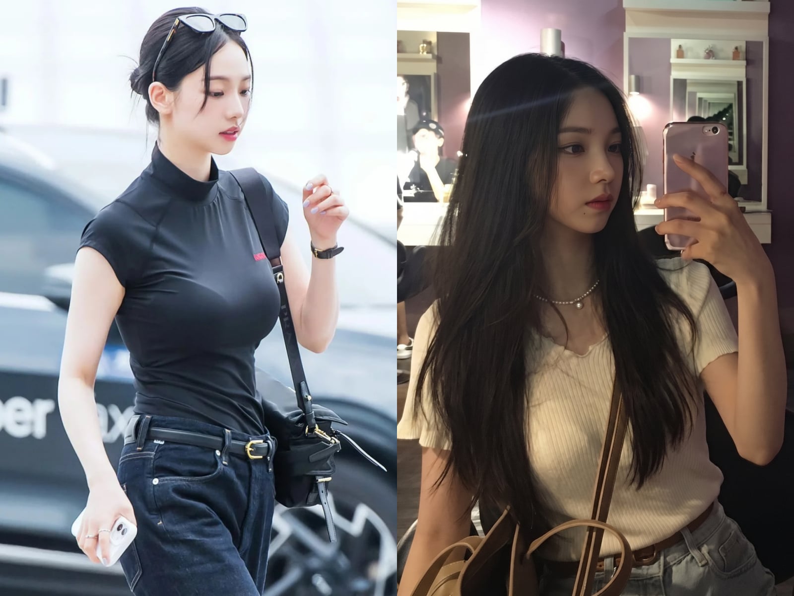 aespa Karina 身高 167 傲人身材有整形嗎？出道前照片、胸部變大原因曝光！