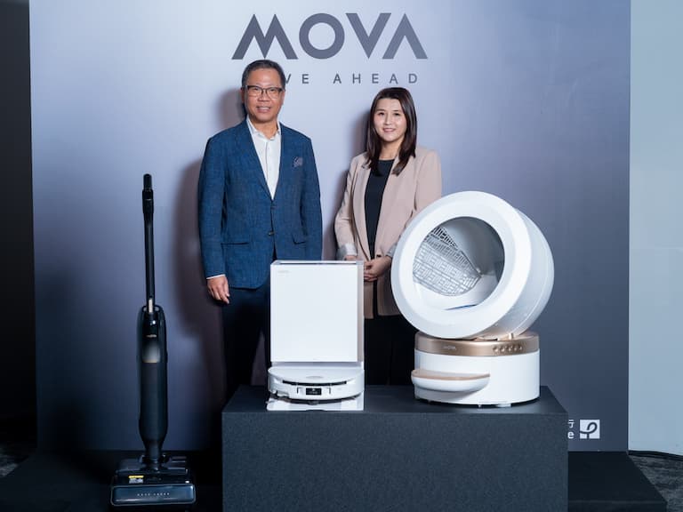 恆隆行獨家代理 AI 智慧家電品牌 MOVA!8 款清潔寵物家電首波登台,掃地機器人、洗地機一次看!