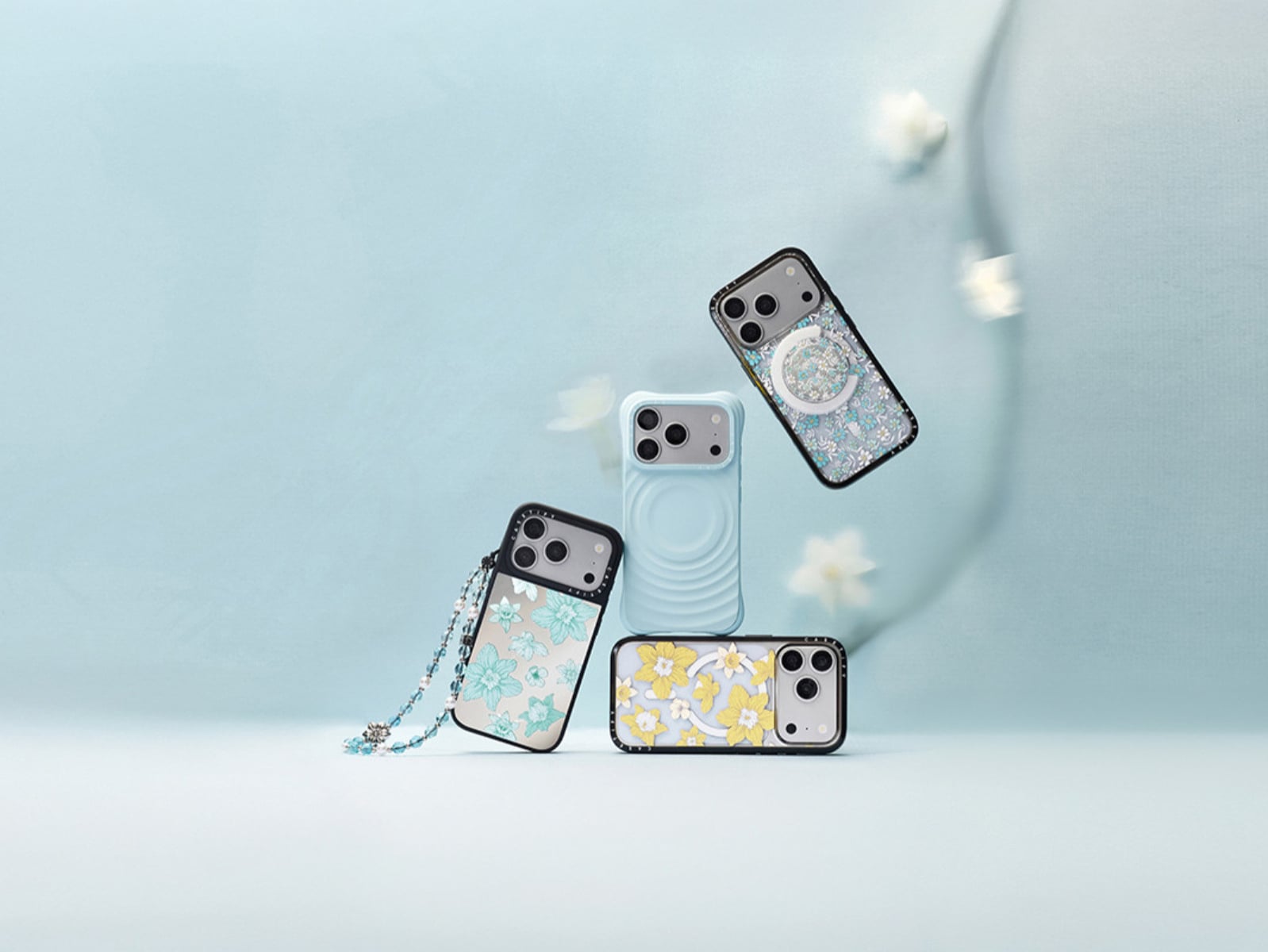 春夏必敗！CASETiFY「海之藍漪」系列限定上市！水仙花氣囊支架、心形腕帶⋯全系列商品快看！