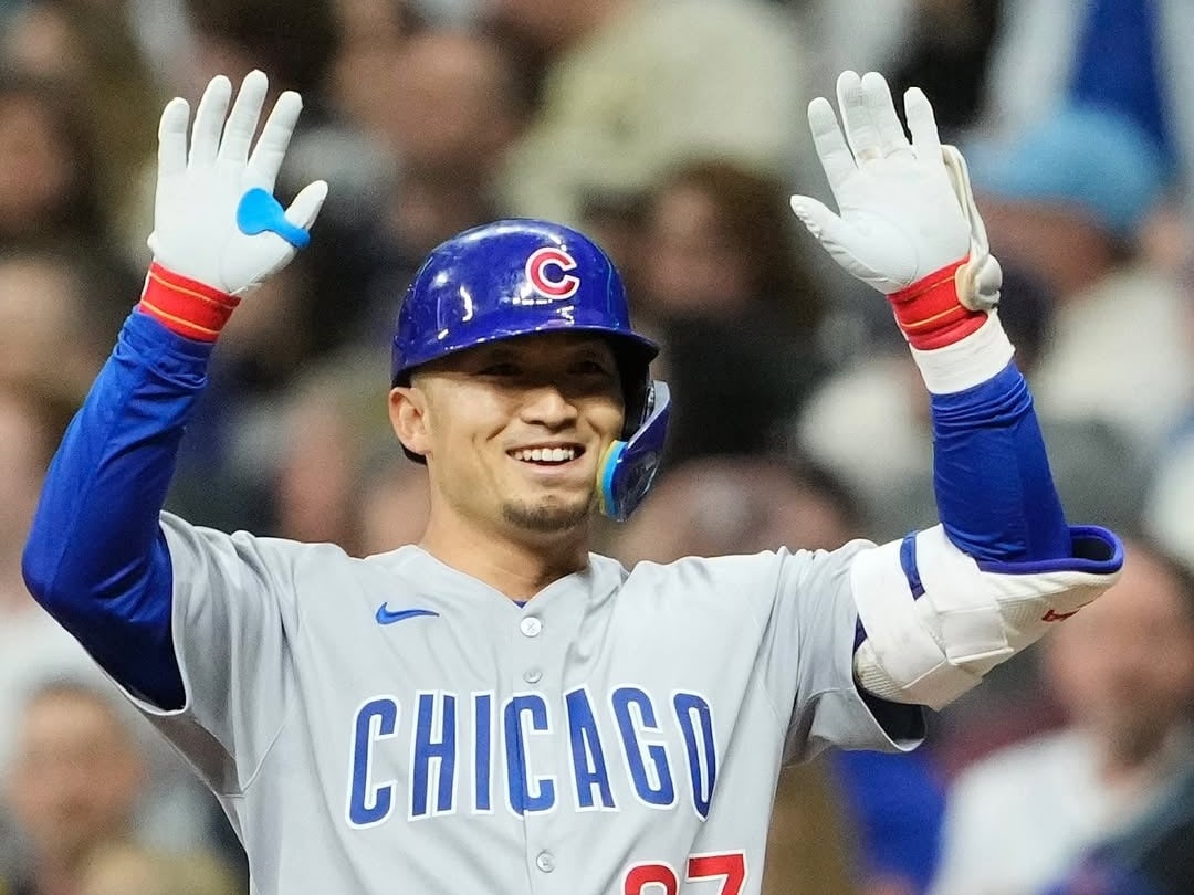 MLB／鈴木誠也連3場開轟猛打賞！史瓦森再見安打 小熊9連勝氣走費城人